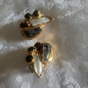 Vintage clips Art Deco Kay earings
